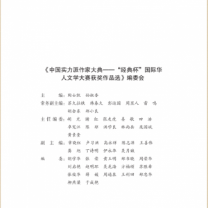 《中国实力派作家大典——“经典杯”国际华人文学大赛获奖作品选》